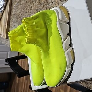 Balenciaga speed trainers neon yellow